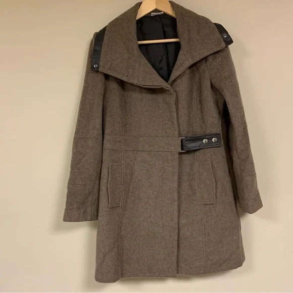 Street One | Jackets & Coats | Wool Coat Women 8 Brown With Faux  display picture 1